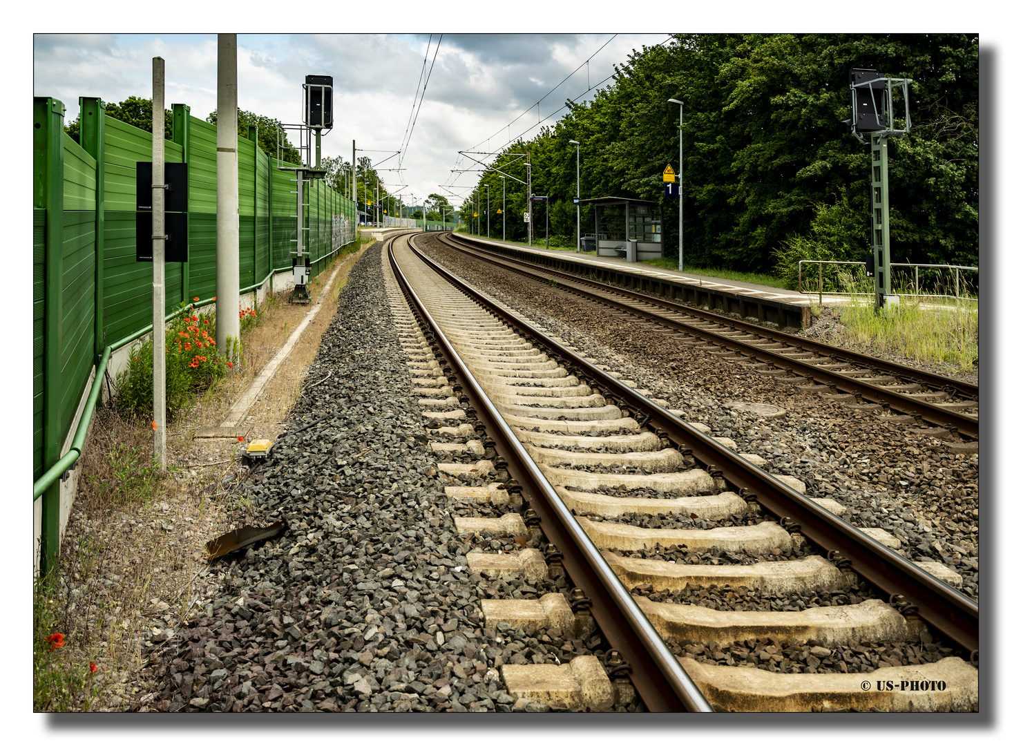 Bahnstrecke nach BS in Woltwiesche