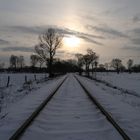 Bahnstrecke zum Industriegebiet Aurich-Nord