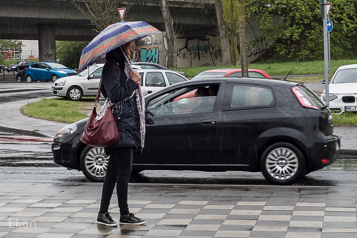 Bahnstreik und ... Regen