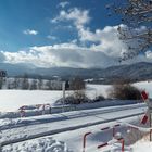 Bahnu?bergang Richtung Gmund