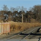 Bahnübergänge in Fuxin II - Der Schrankenwärter gibt das "frei"-Signal