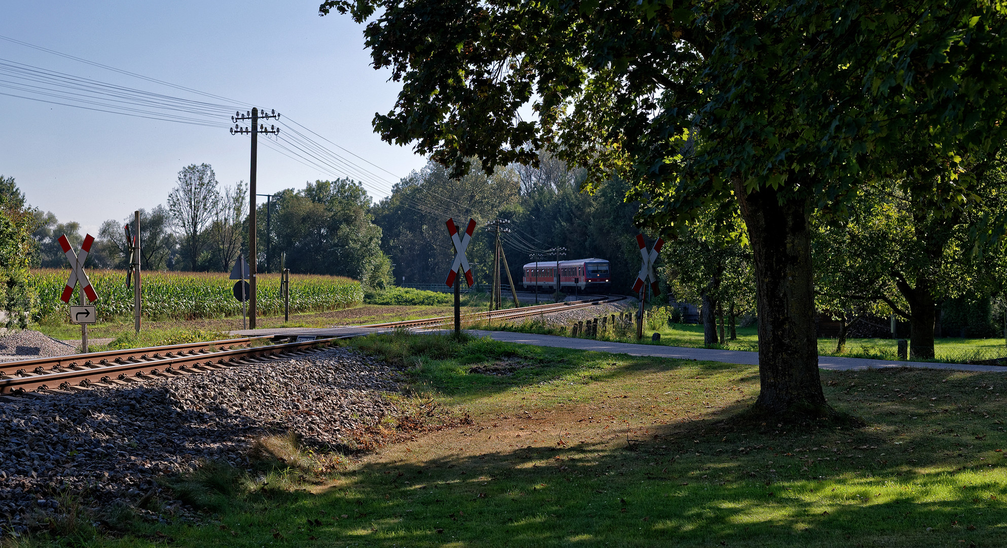 Bahnübergang, fast normal ...