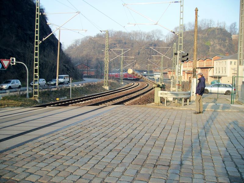 Bahnübergang Felsenkeller Dresden II