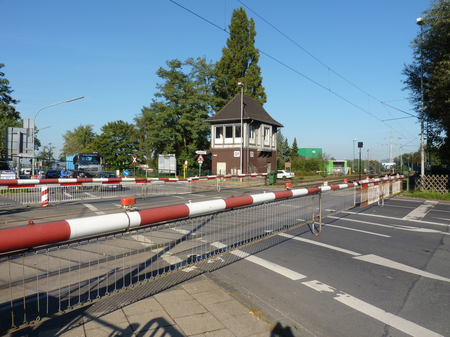 Bahnübergang Heerstraße in Wanne-Eickel Foto & Bild ...