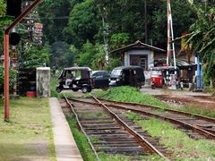 Bahnübergang in Sri Lanka