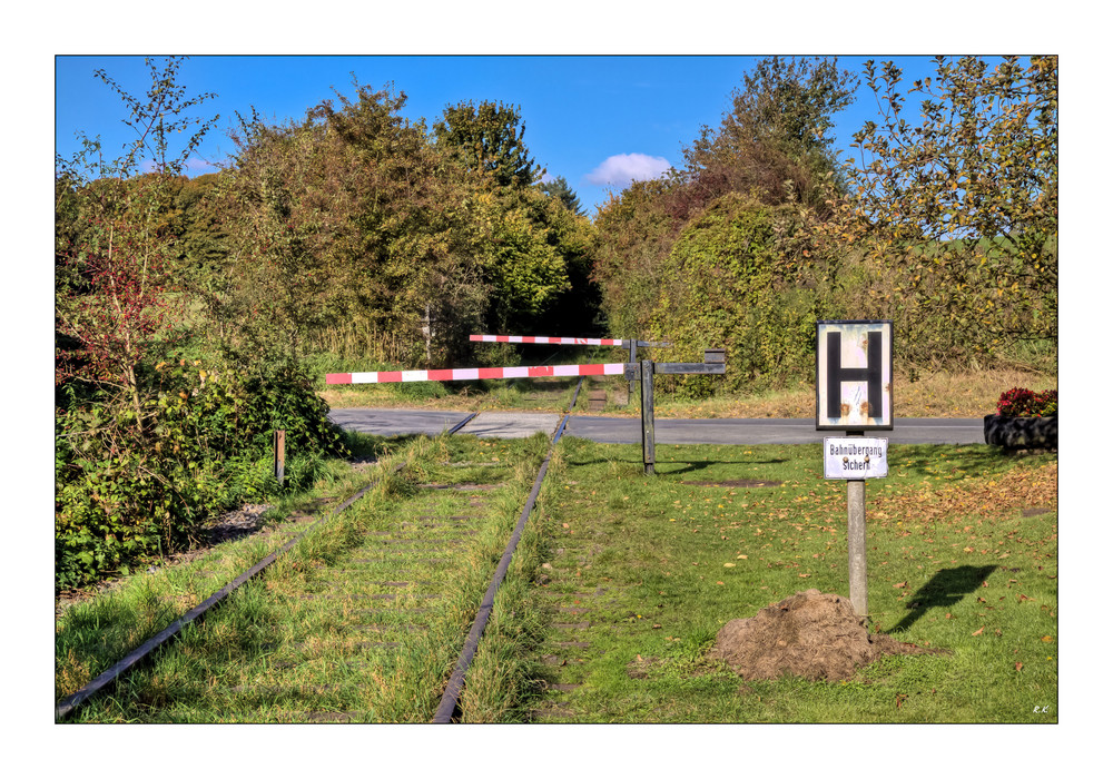 Bahnübergang mal anderst