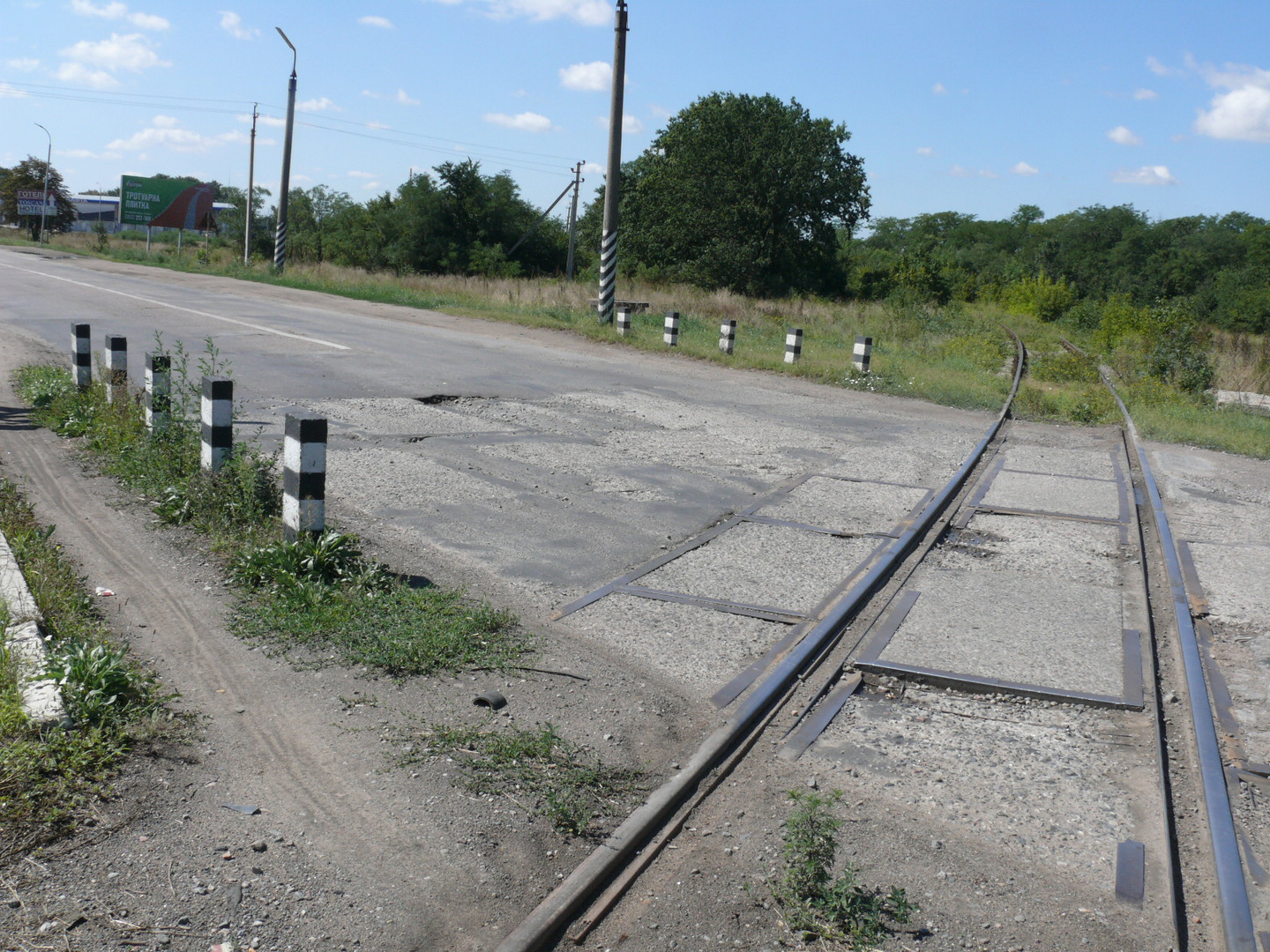 Bahnübergang Mykolajiv-Uman