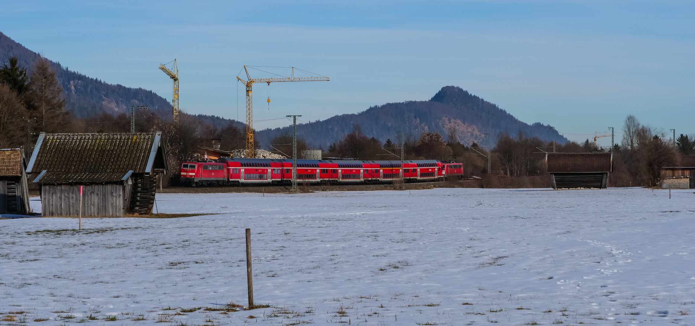 Bahnunglück bei Burgrain