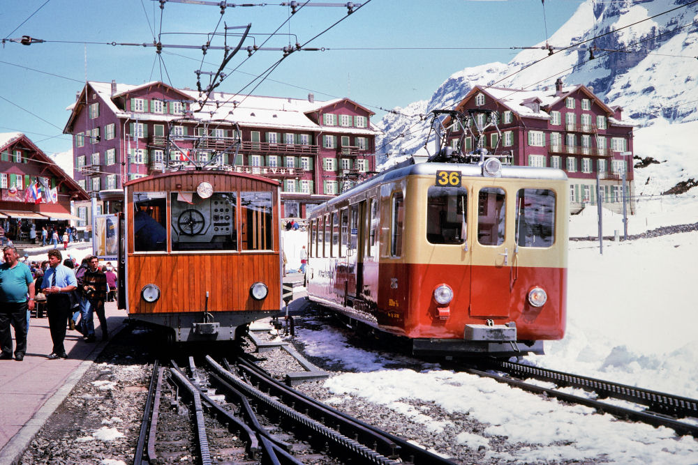 Bahnverkehr Kleine Scheidegg 1