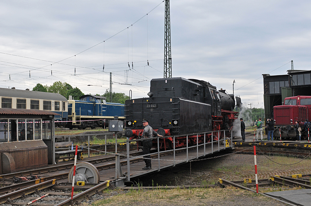 Bahnwelt 2015, Kranichstein, Drehscheibe