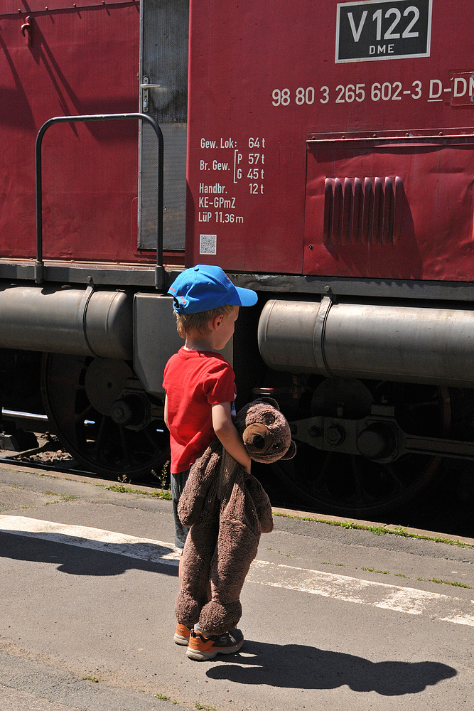 Bahnwelttage 2017: Oldtimerfahrt nur mit Bär