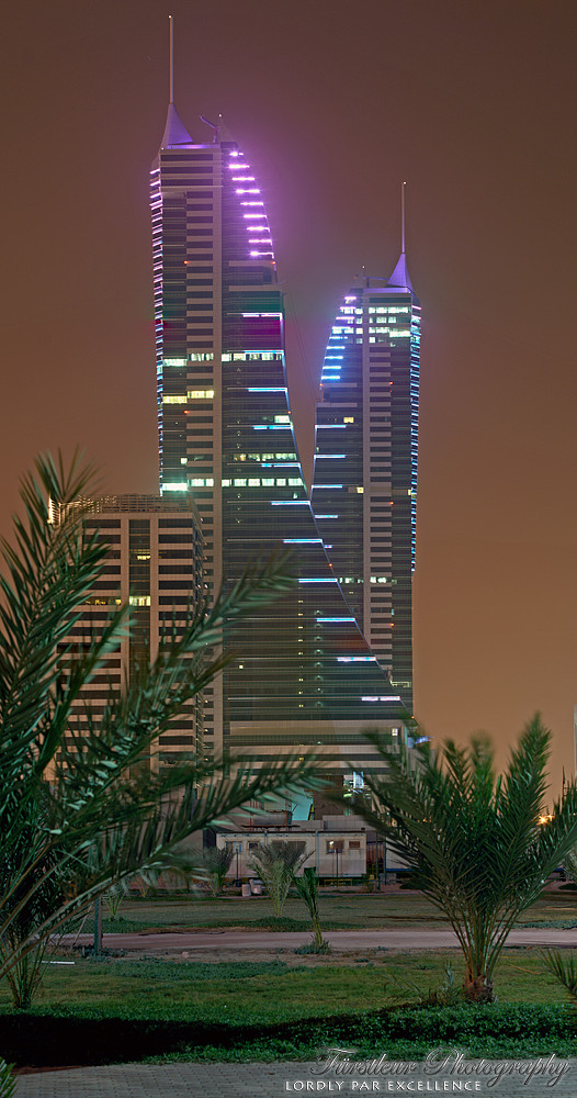 Bahrain FInancial Harbour at Night