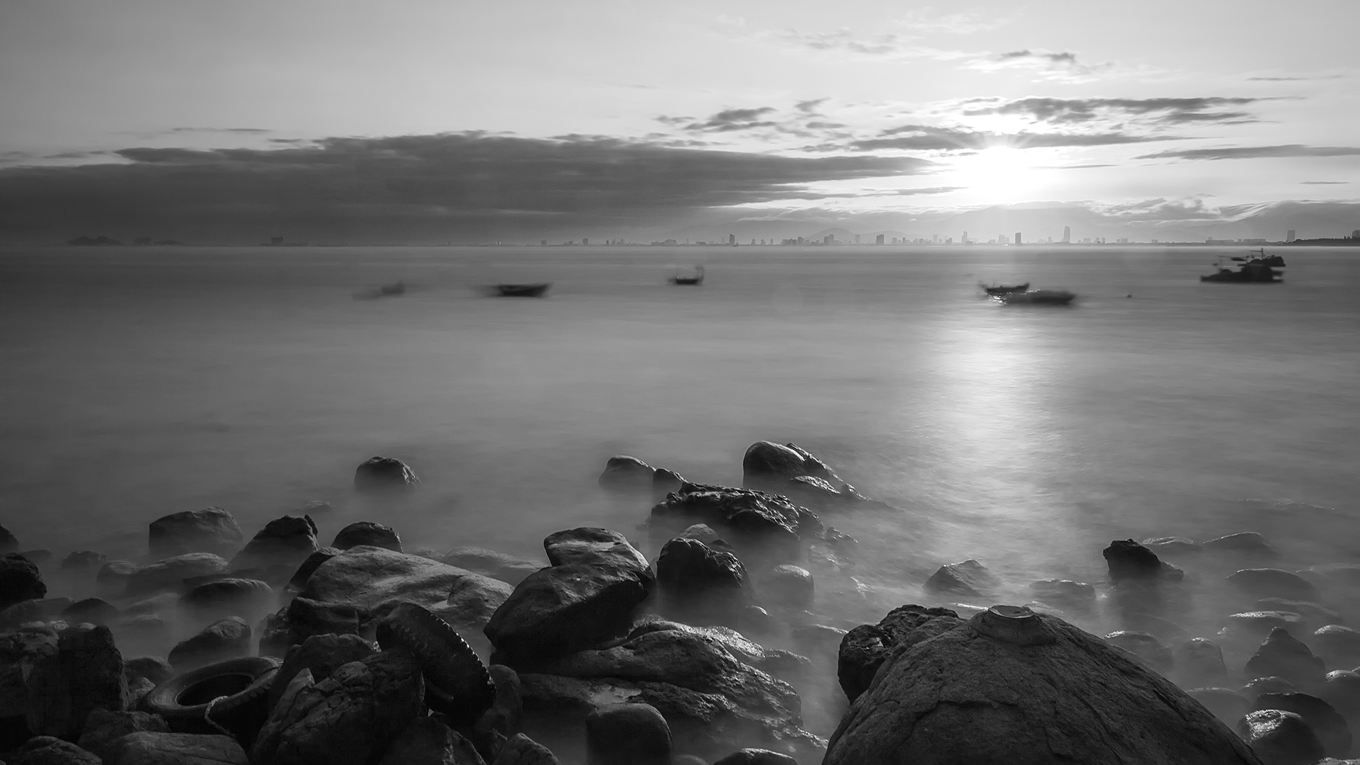 "Bai Da" Da Nang Beach im Stürm