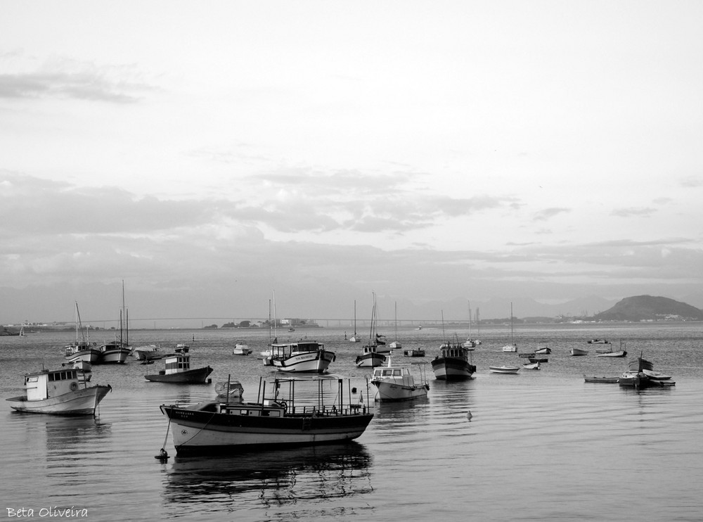 "Baía de Guanabara" em P&B