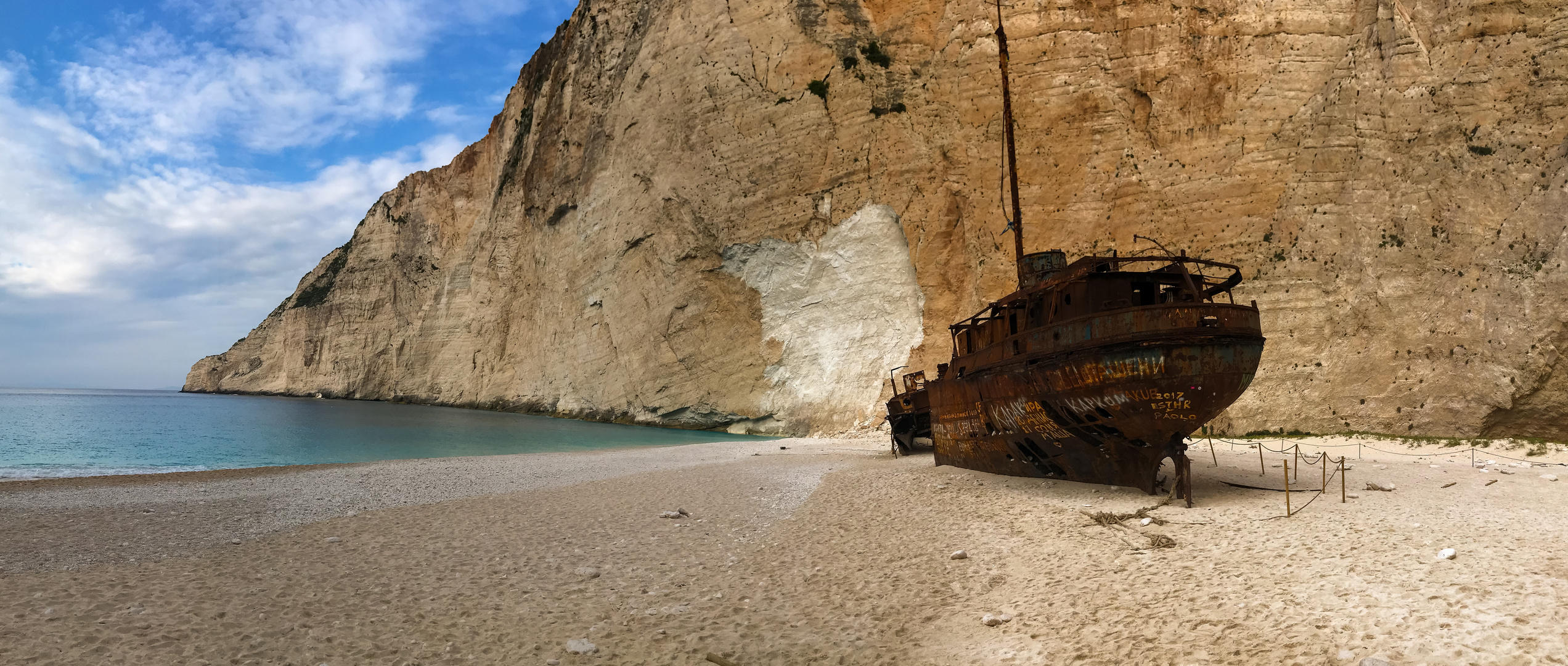 baia del relitto zante