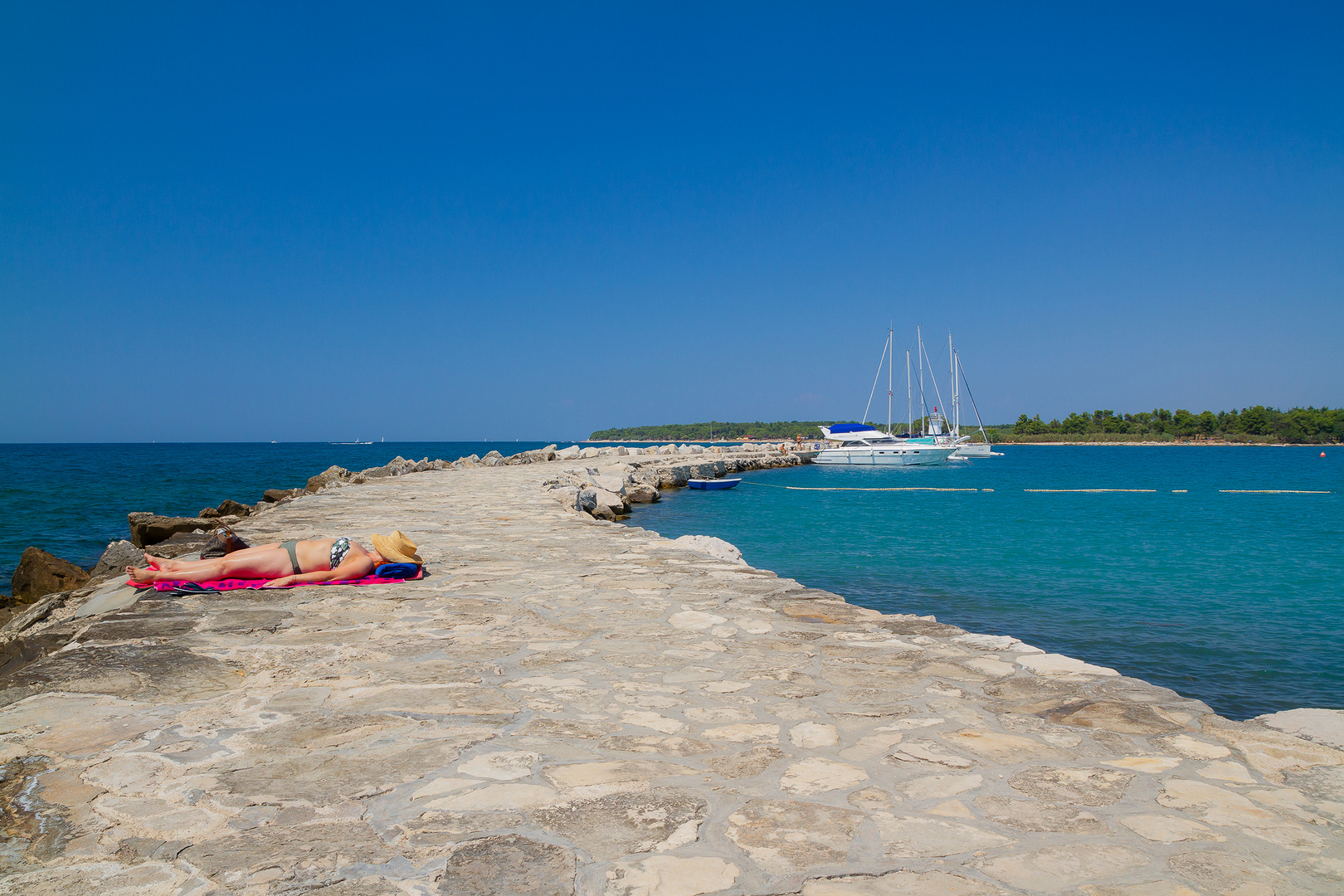 Baia di Novigrad -Hafen