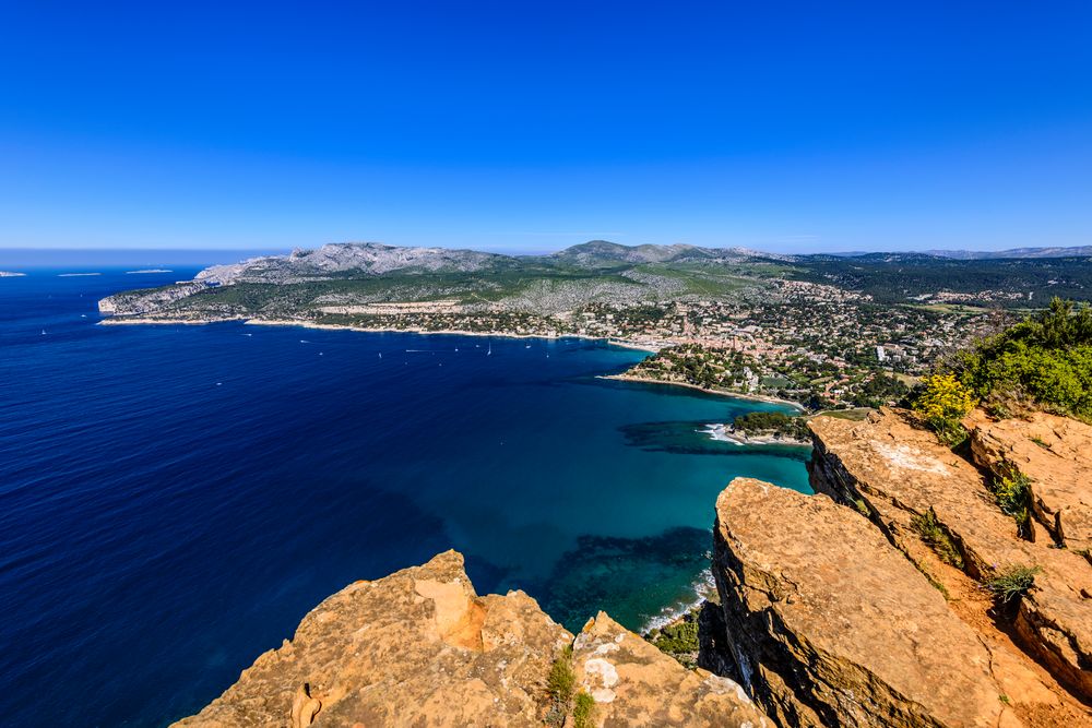 Baie de Cassis, Provence, Frankreich