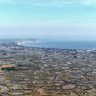 Baie de la Baule et Marais salants de Guérande.