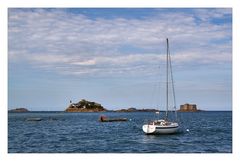 Baie de Morlaix - Phare de l'Île Louët - Chateau du Taureau