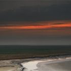 Baie du Mont Saint Michel im Abendrot - au flamboiement du soleil couchant