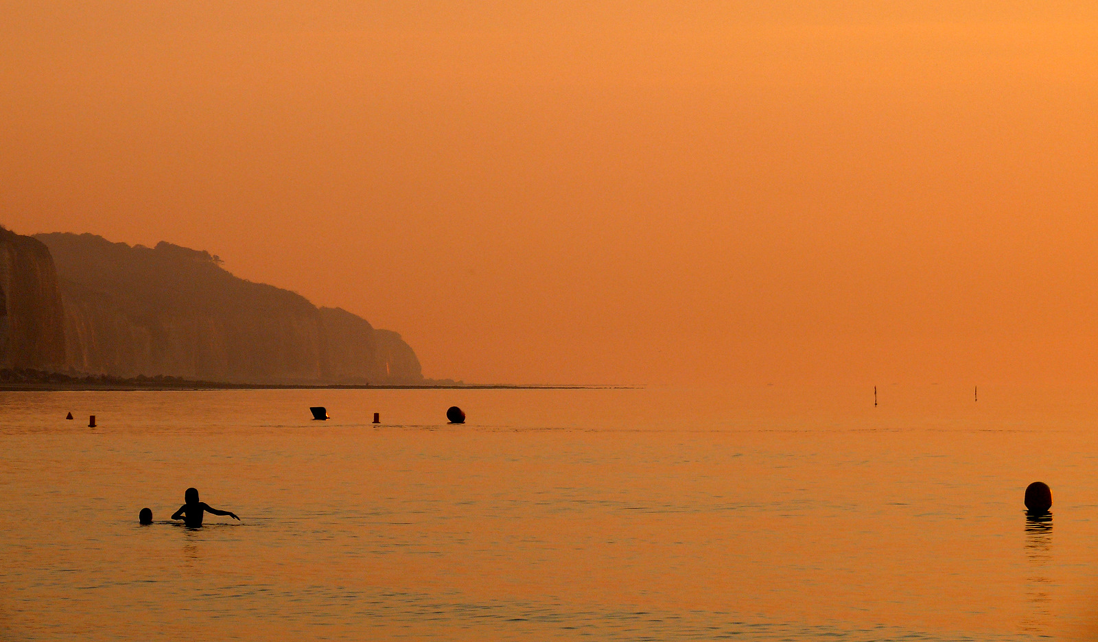 baignade du soir