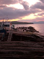 Baikal 5 - Sonnenuntergang auf der Insel Olchon