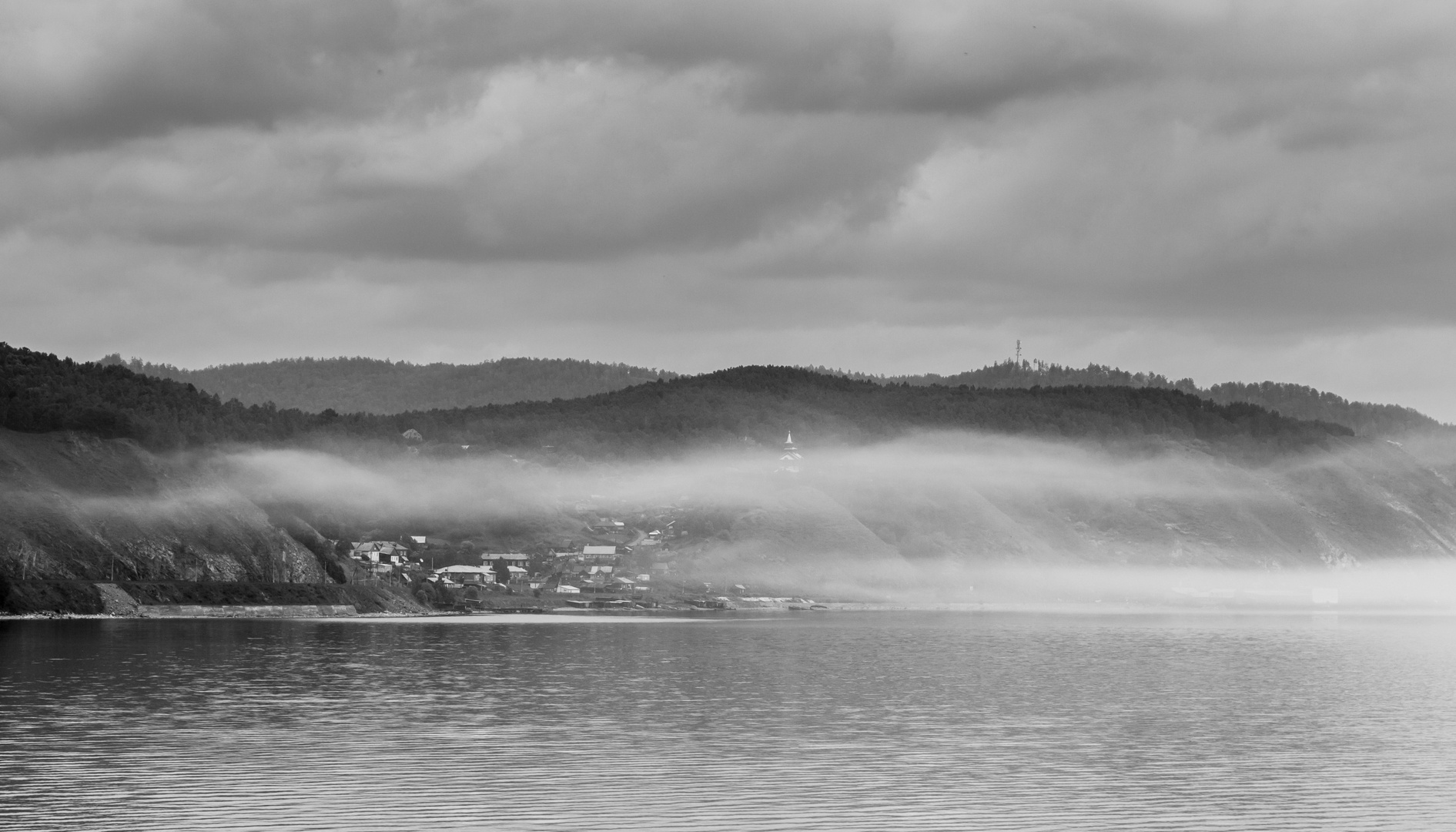 Baikal im Nebel