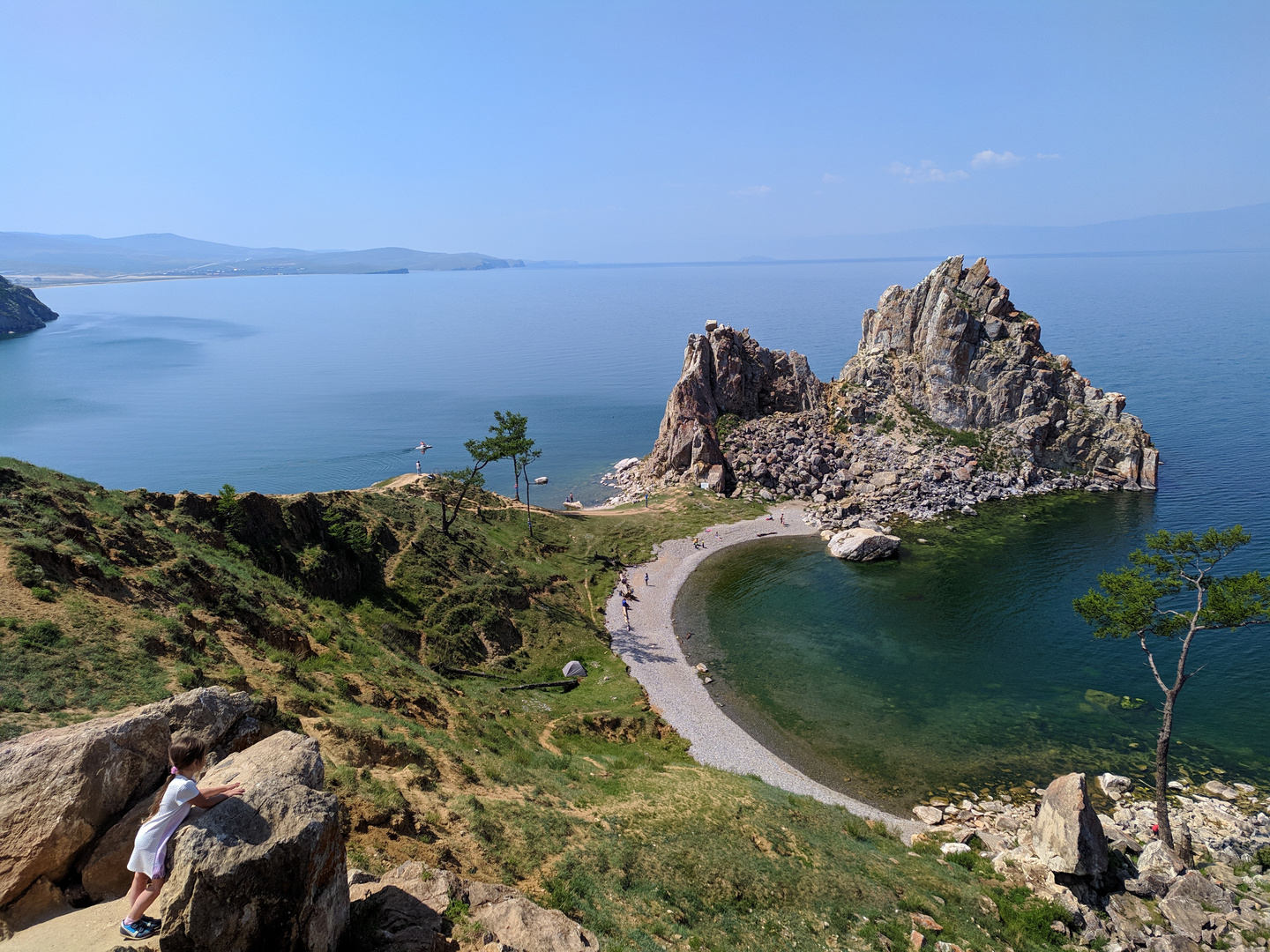 Baikalsee mit Schamanenfelsen