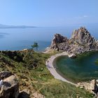 Baikalsee mit Schamanenfelsen