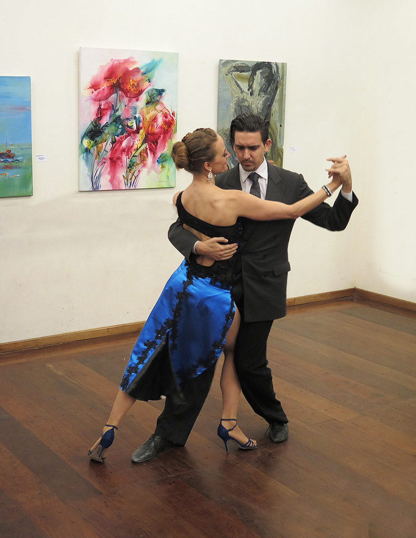 Bailando un tango de Salon