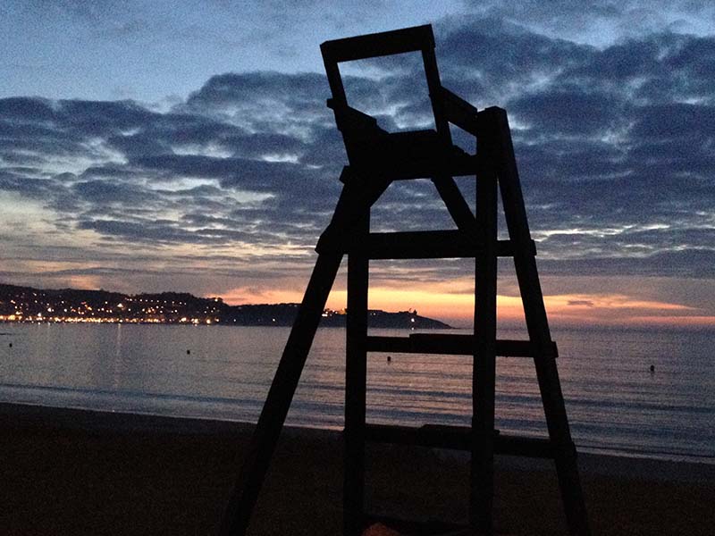 Baiona desde playa América