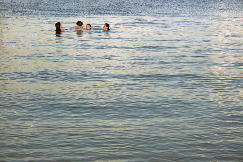 Bañistas en Malta