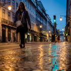 Baixa evening lights