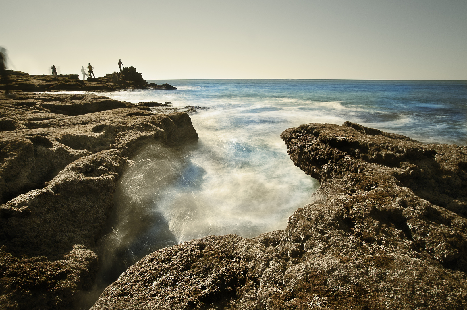 Bajamar en La Caleta