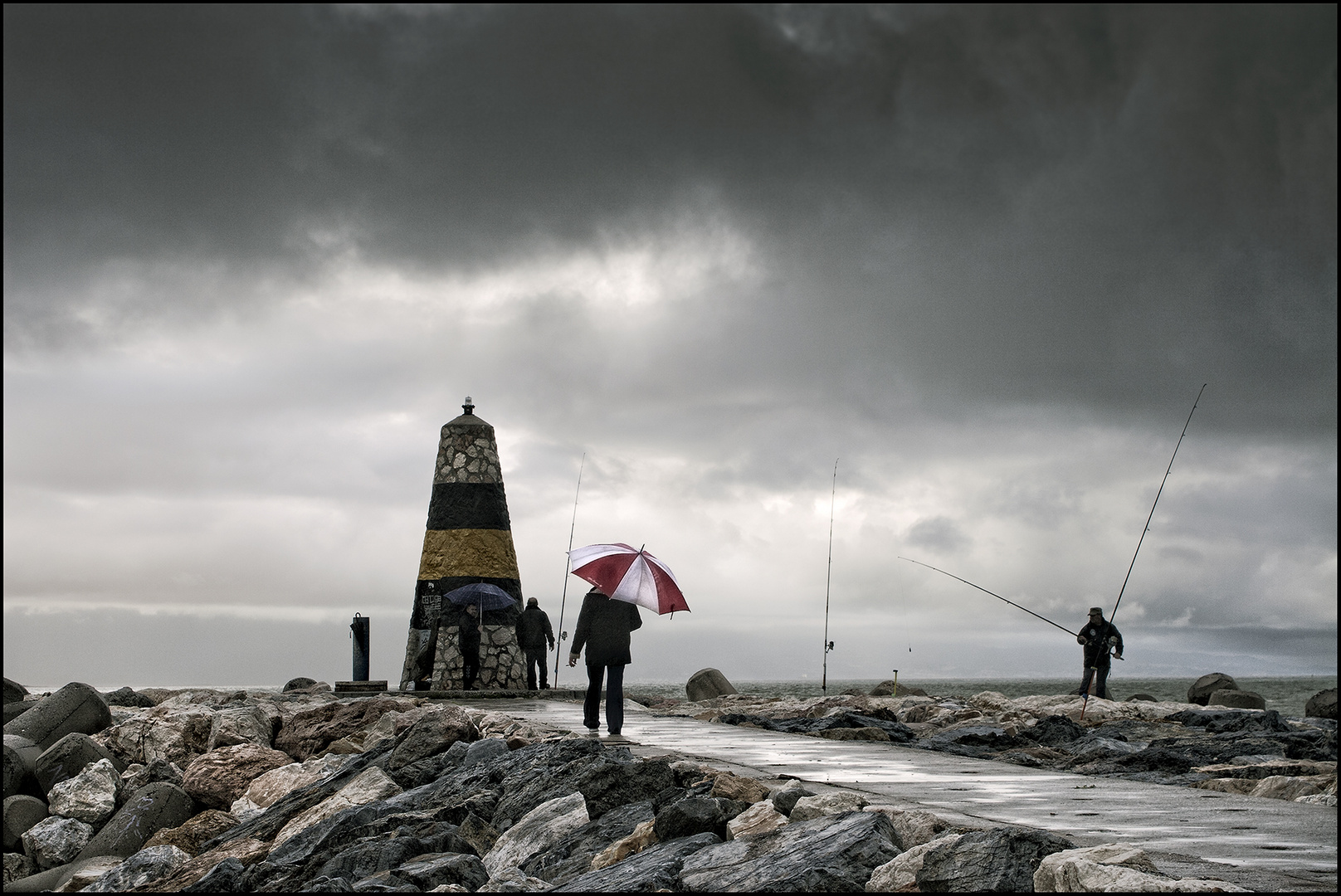 Bajo la lluvia