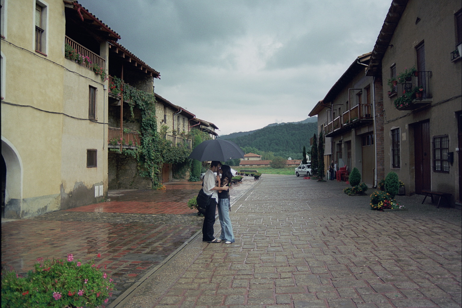 Bajo la lluvia