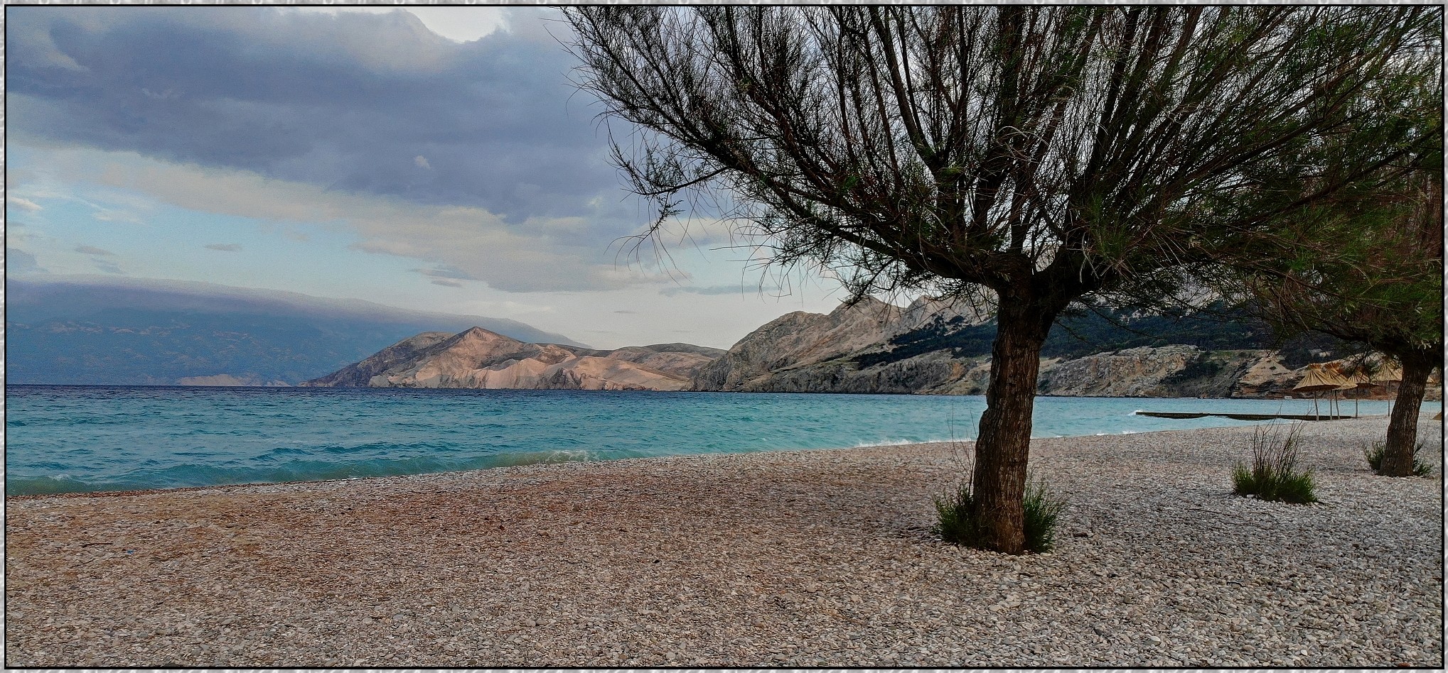 Baška-Bucht auf der Insel Krk: Kroatien Camper-Reise Mai 2018