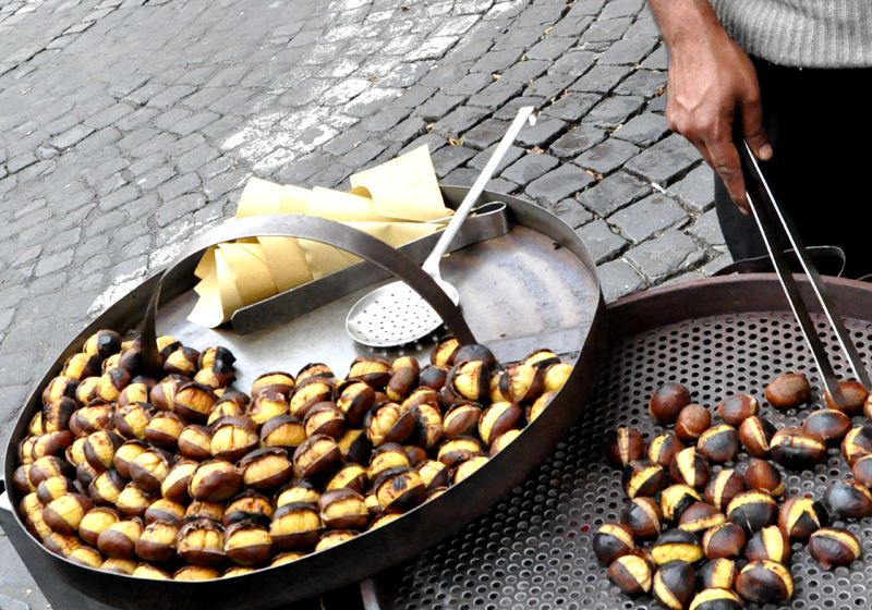 baked chestnuts