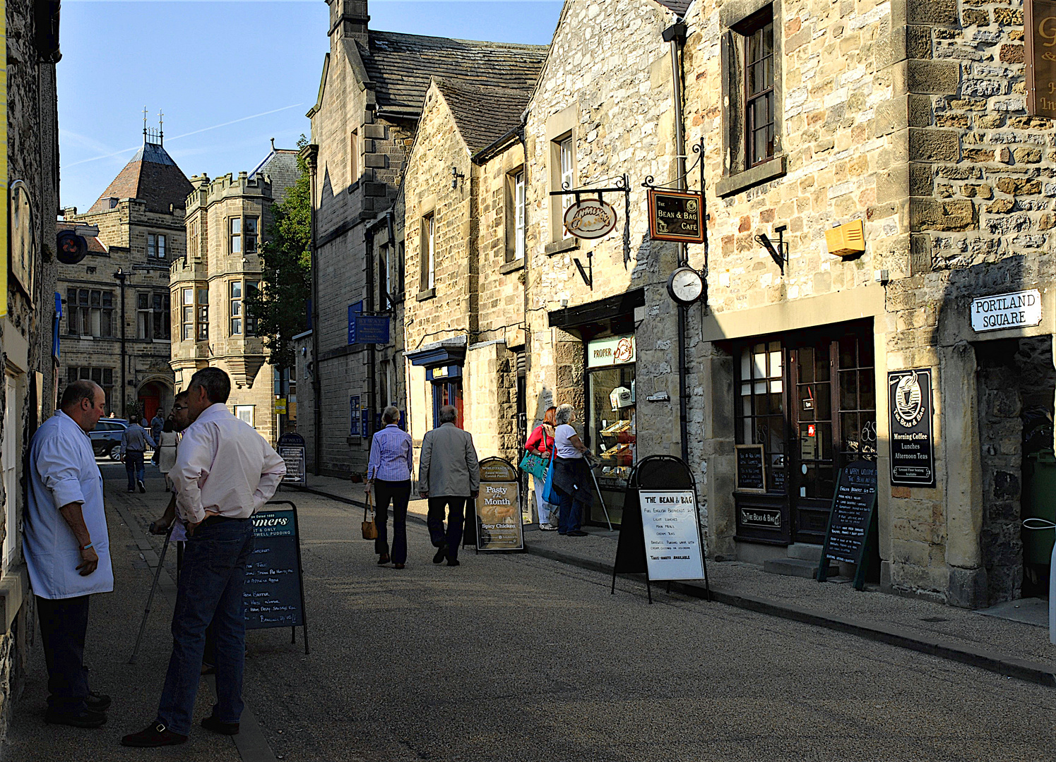 Bakewell, a small market town in Derbyshire