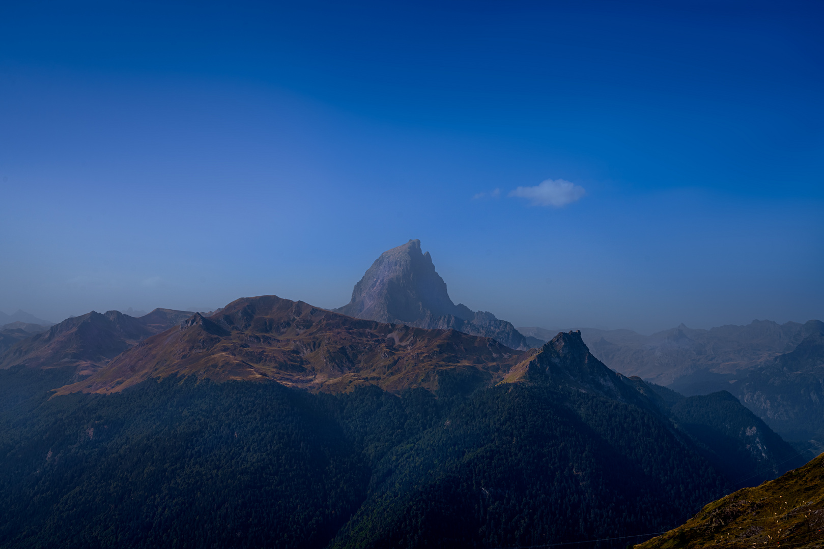 Balade avec vue sur le Pic du Midi d'Ossau