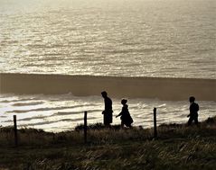 Balade du soir sur la falaise