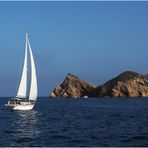 Balade en catamaran   --  Au large de Javea, Costa Blanca *