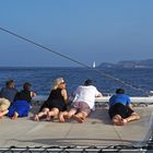  Balade en catamaran : même pas mouillés…mer très, très calme !