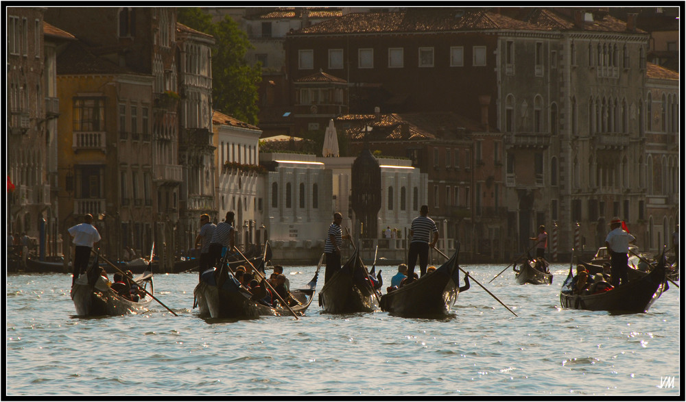 Balade en gondole sur le Grand canal...