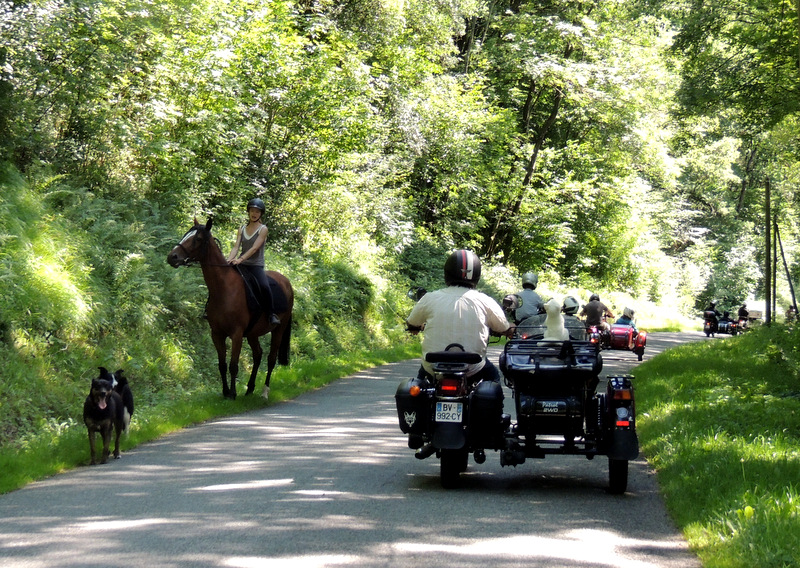 Balade en side car .........