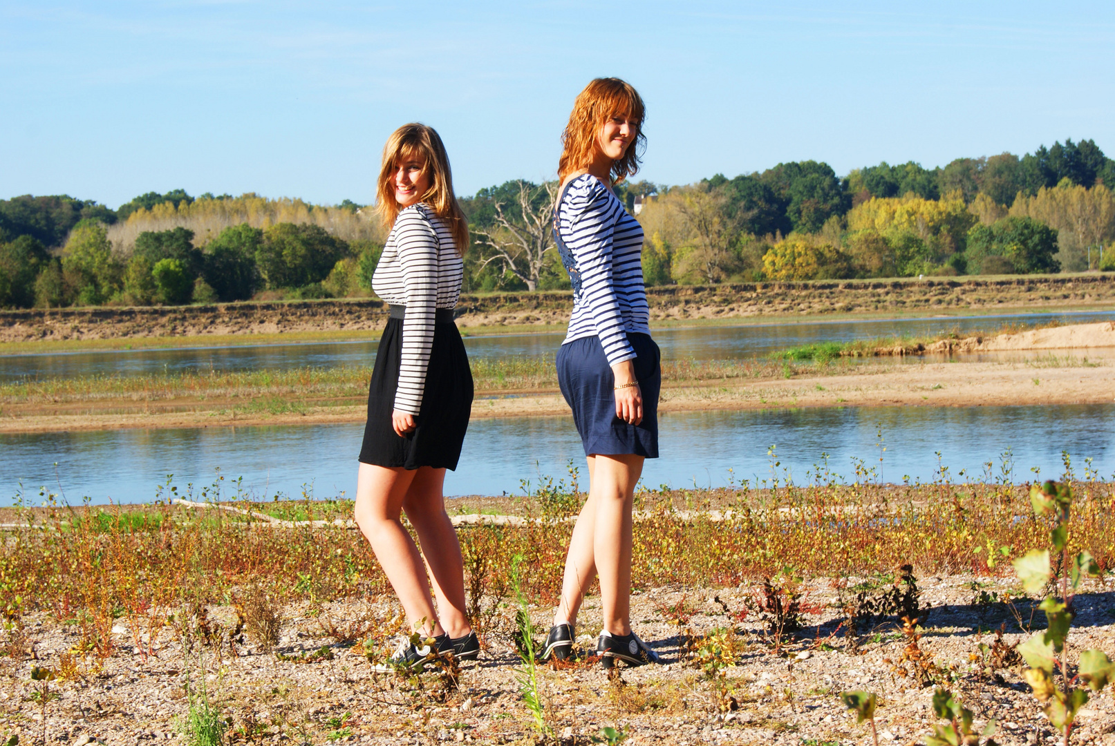 Balade sur les bord du fleuve