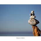 " Balance halten "