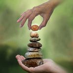 Balance und Gleichgewicht -  Zen