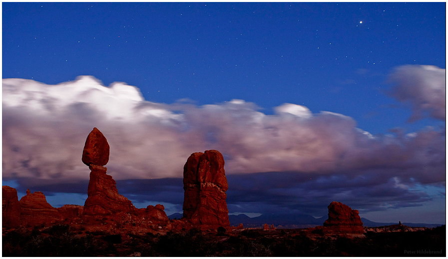 balanced night rocks