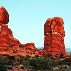 Balanced Rock nach dem Sonnenuntergang